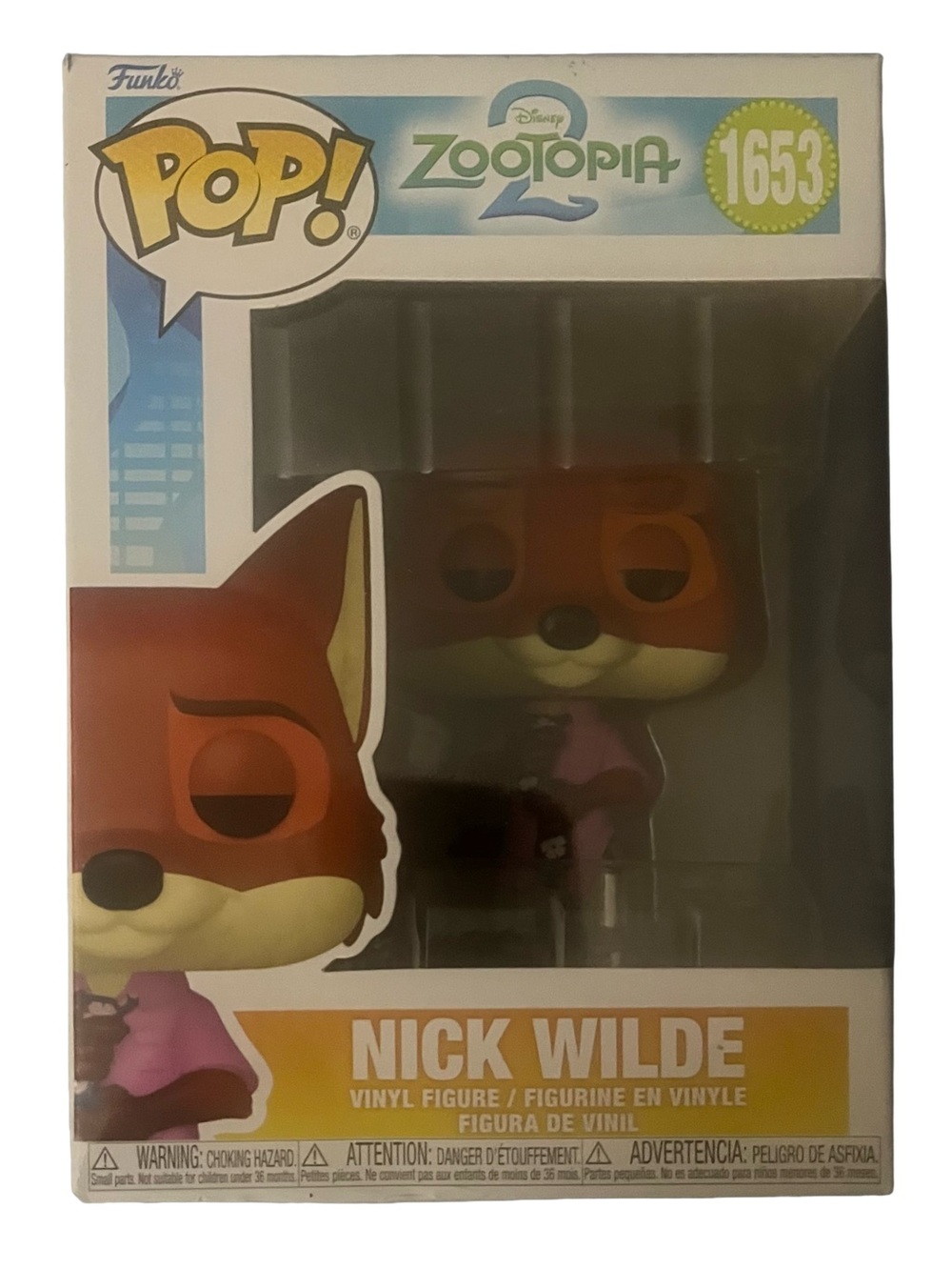 Funko Pop! Disney Zootopia 2, Nick Wilde #1653 Vinyl Figure